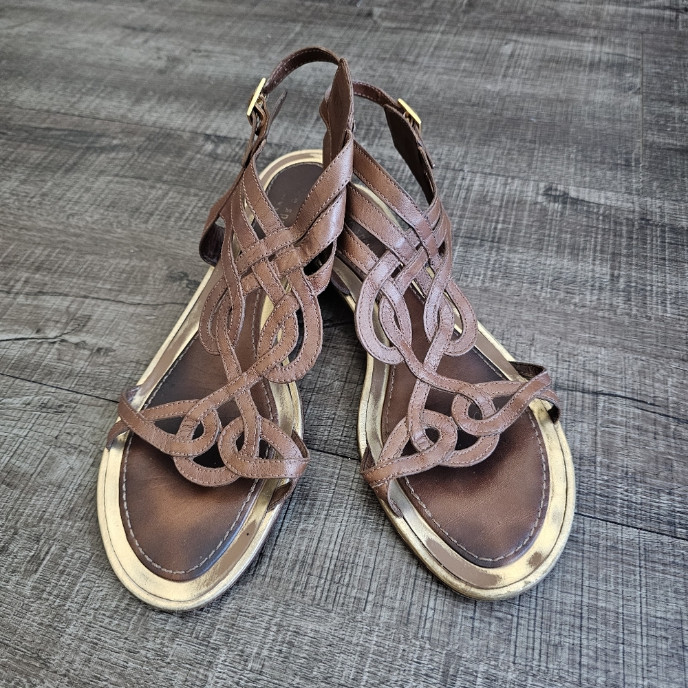 KATE SPADE - Brown Strappy Sandals